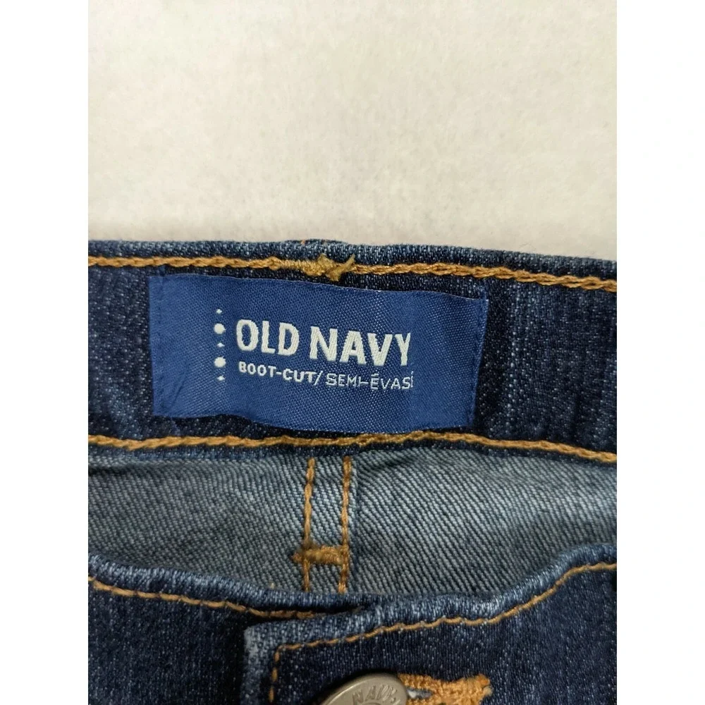Old Navy Girls Jeans Boot Cut Size 12 plus Cotton Blend‎ Blue